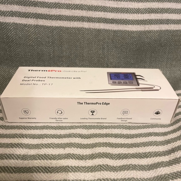 ThermPro Digital Food Thermometer with Dual Probes NIB - Picture 2 of 3